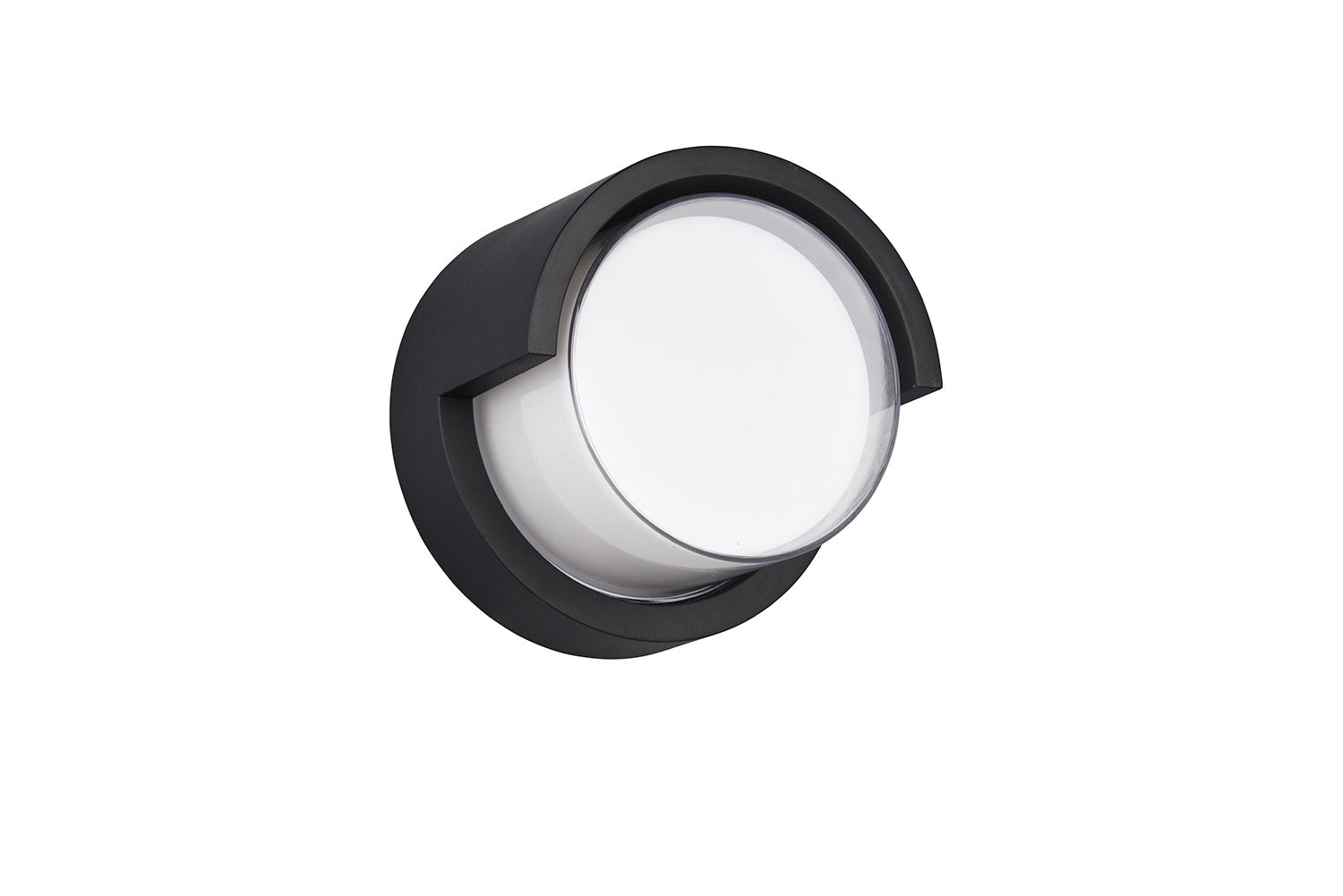 Applique da Esterno a LED SMD in Tessuto Nero Opaco