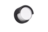 Applique da Esterno a LED SMD in Tessuto Nero Opaco