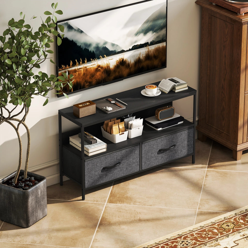 Mobile TV ¨C zephmum ¨C Grigio scuro, 98x29x56 cm