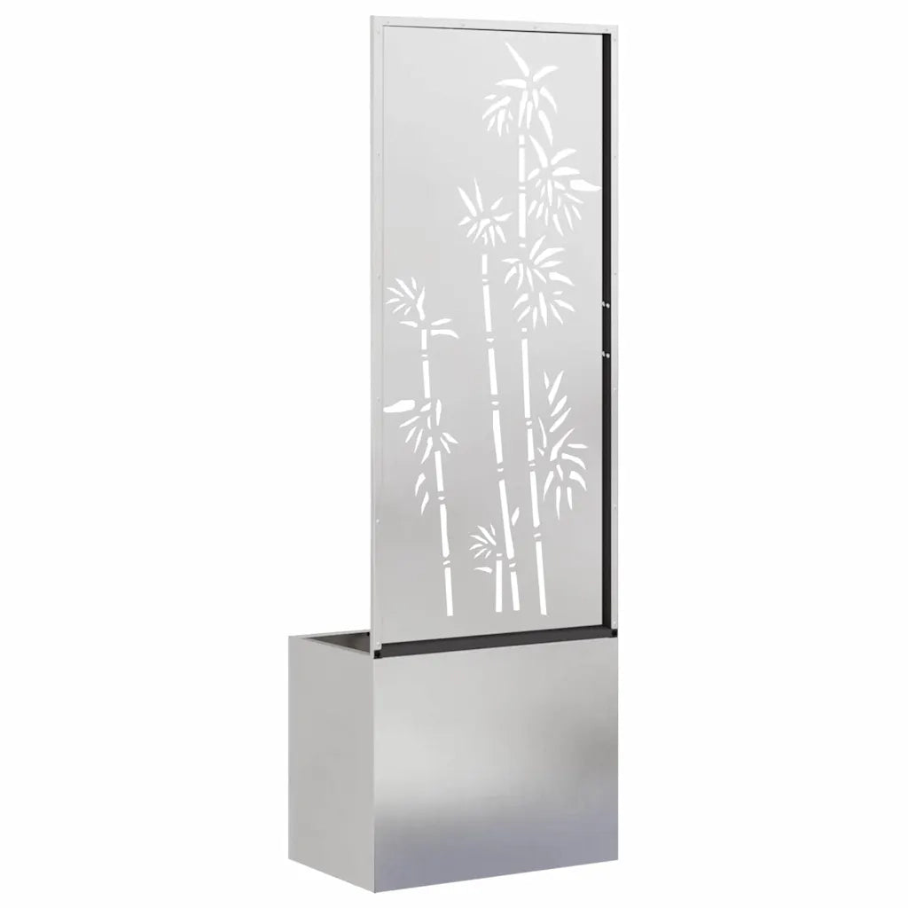 Schermo per privacy in giardino Floreale Argento 50 x 150 cm 876452