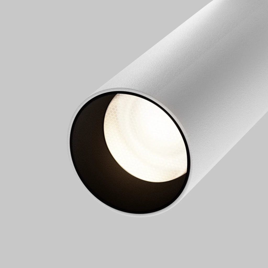 Maytoni Lampada da binario moderna Exility Focus LED 1 luce LED integrato bianco alluminio