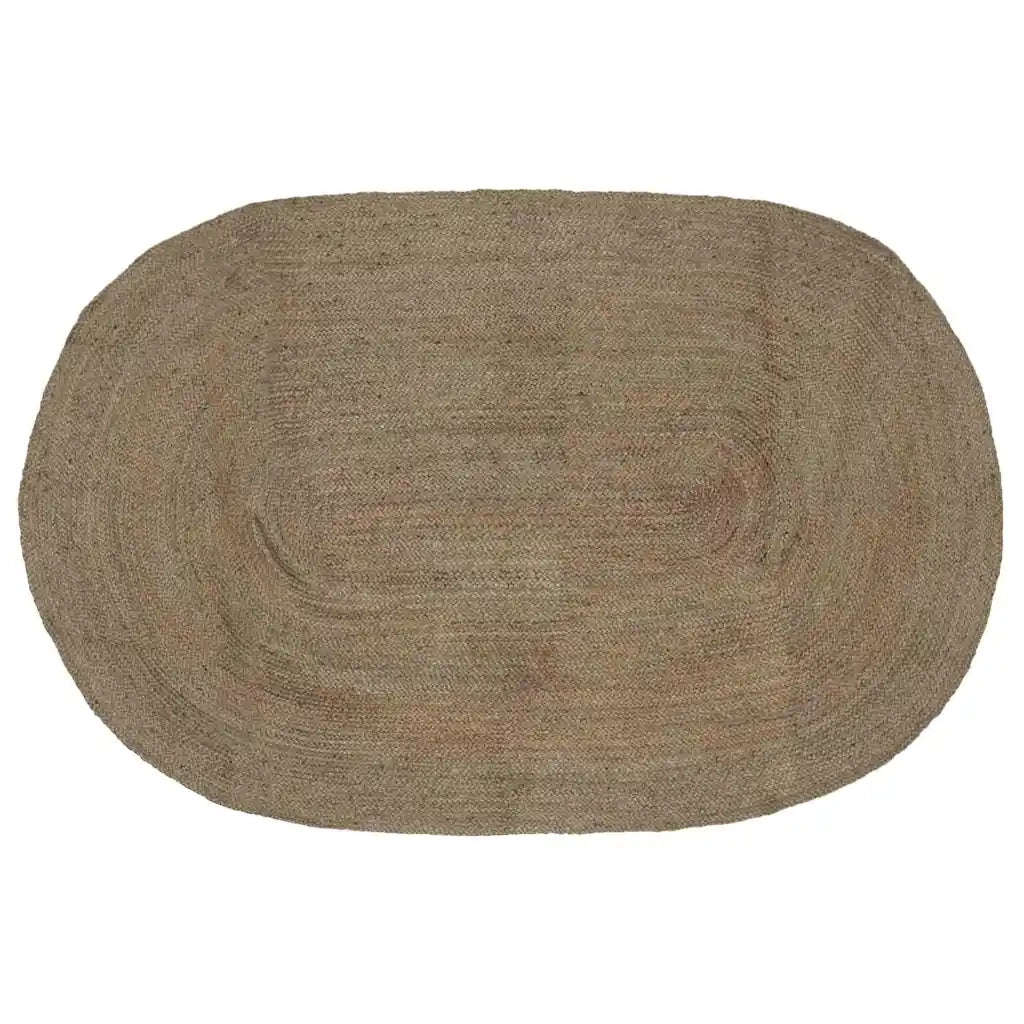 Tappeti per area Ovale Grigio 205 x 305 cm Juta