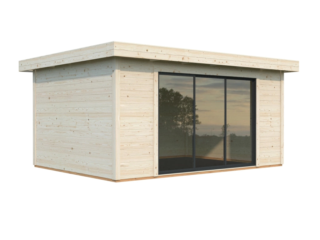 Casetta in legno non trattato Lydia C 450X330