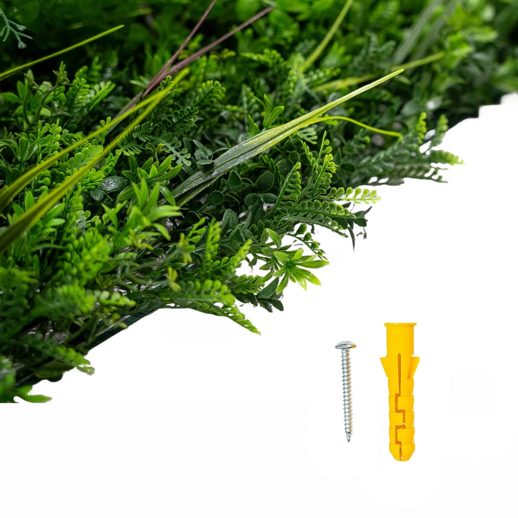 Pannello Parete Vegetale Artificiale Ayla 50x150 cm x2 per Giardino e Casa