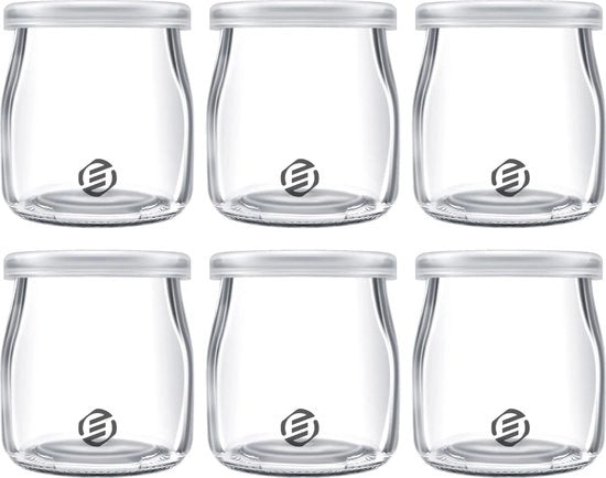 Set di contenitori per overnight oats in vaso di mason - contenitori per muesli - set di contenitori per havermout - set di contenitori per preparazione del breakfast - set di contenitori per preparazione del dessert