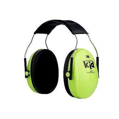 3M H510AKGC1 Peltor Kid Paraorecchie Protezione Uditiva Bambini Attenuazione 27 dB colore Verde