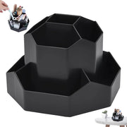 Organizzatore da scrivania rotativo 360 gradi, penne e accessori, grande capacità, per ufficio, casa e scuola
