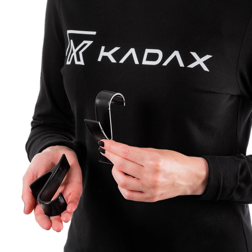 KADAX Wieszak na grzejnik łazienkowy kpl 2 szt cza