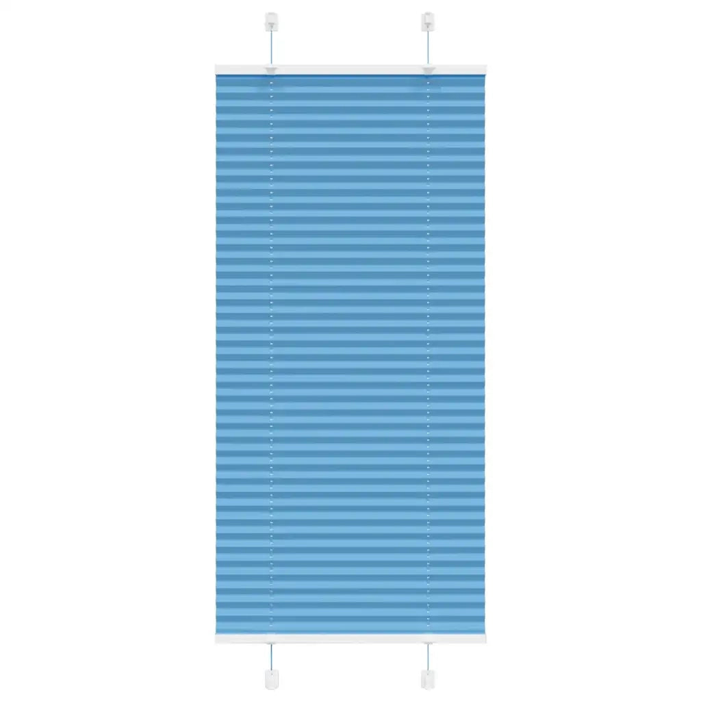 Tenda Plissettata Blu 65x100 cm Larghezza Tessuto 64,4 cm