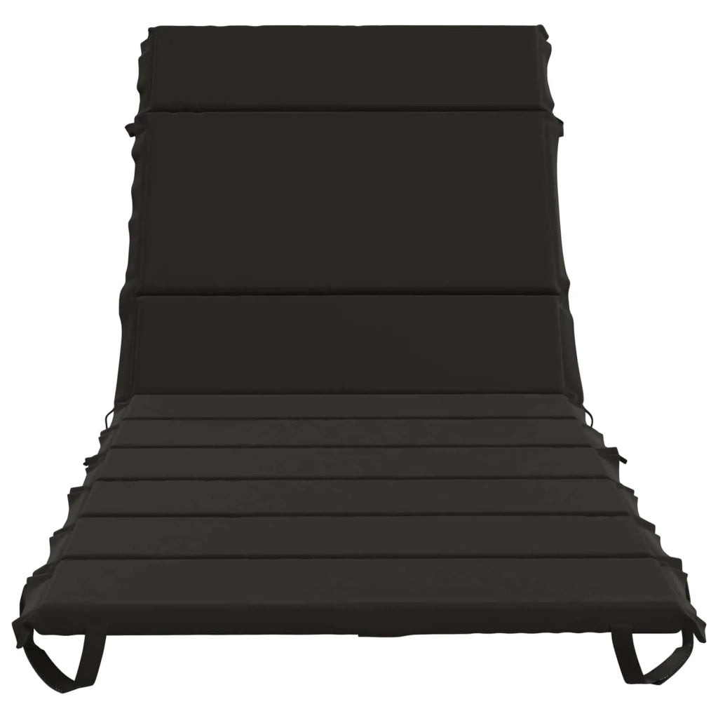 Cuscino per Lettino GEMERT 100% Poliestere Nero 200 x 80 x 3 cm 948573