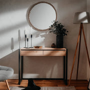 Finori Tavolo Consolle Denver 44 Rovere Artigianale e Grigio Antracite 441179