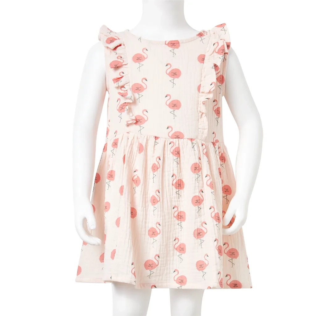 Abito da Bambina con Volant Rosa Tenue 92 CFW2035417