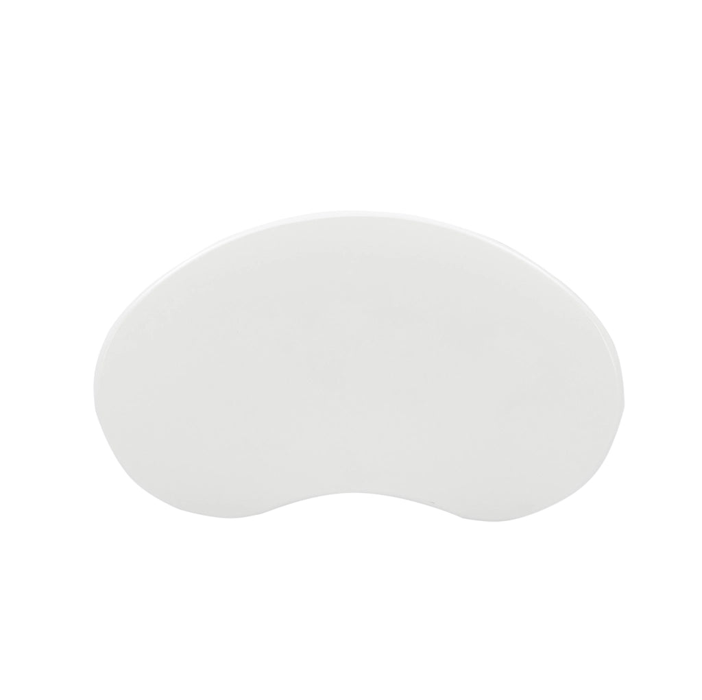 Tavolino da caffè a forma di nuvola 107x66x40;5 cm in MDF e PVC bianco