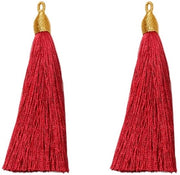 Tasselli decorativi in polyester - 8,5 cm - 29 colori disponibili