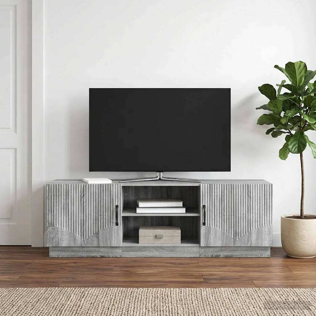 Mobile TV Grigio Sonoma 150 x 31 x 47 cm Legno ingegnerizzato 895381
