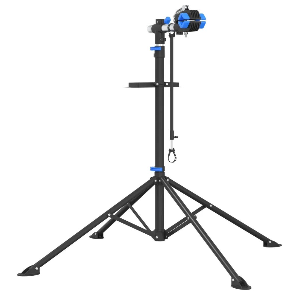 Supporto Riparazione Bici Regolabile 108-188 cm Blu in Acciaio 4005552