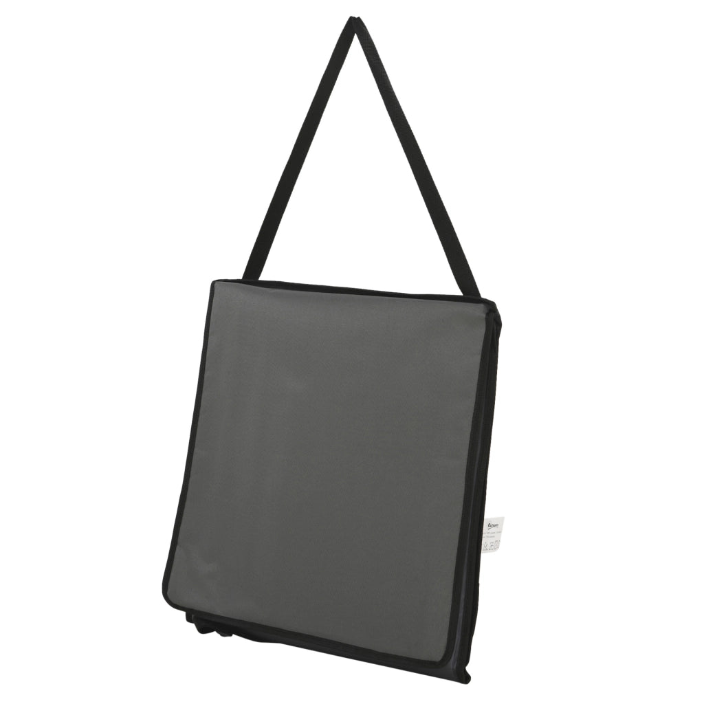Lettino da spiaggia pieghevole con schienale regolabile ¨C zephmum ¨C grigio 142x51x40 cm