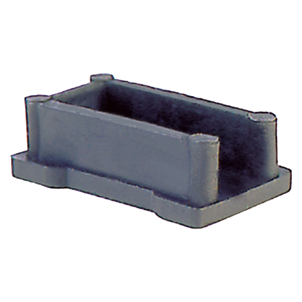 12pz piedino per scaffale mm 46 x 27 cod:ferx.312650nlm