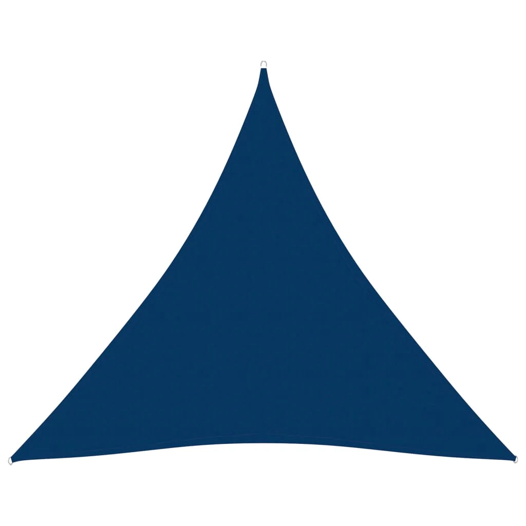 Vela ombreggiante triangolare in tessuto Oxford 4,5 x 4,5 x 4,5 m blu 02_0009854