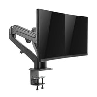 Braccio monitor da scrivania Supporto per 2 schermi da 17-27" conforme a VESA, con molla a gas