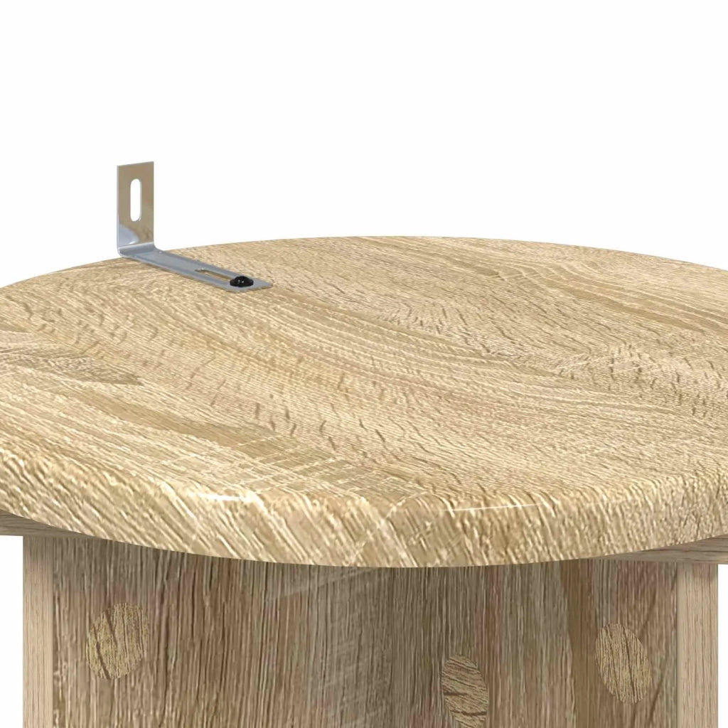 Supporto per piante 2 pcs Rovere Sonoma 29,5 x 29,5 x 60 cm 899719