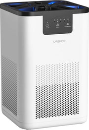 Purificatore d'aria per camera da letto - filtro HEPA H13 - 3 stadi di filtrazione - funzione di aromaterapia - lampada da notte