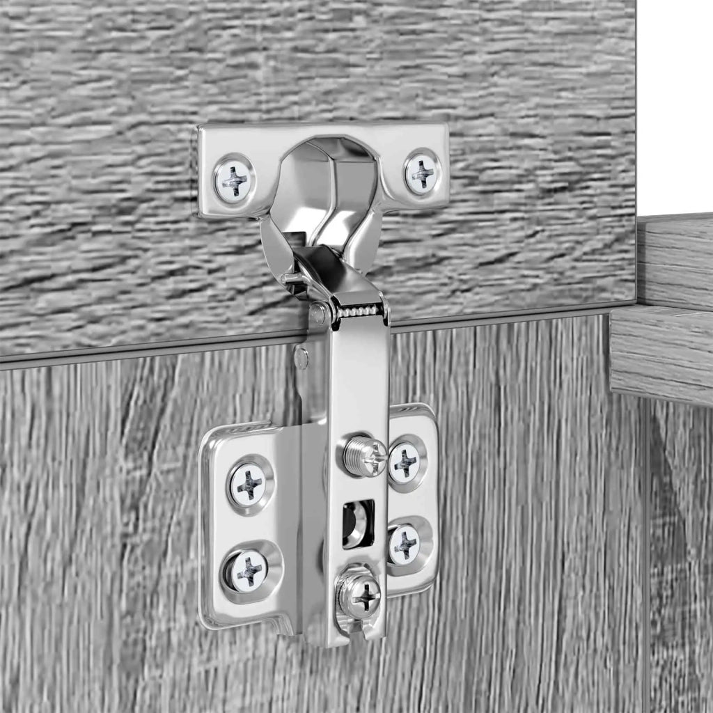Scrivania studio Sonoma grigio 130 x 36 x 19,5 cm 8006705
