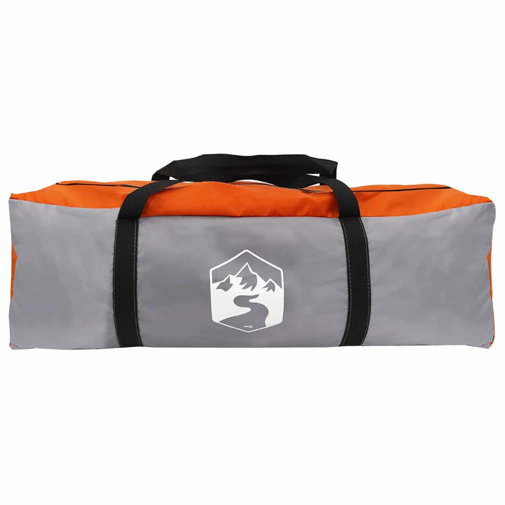 Tenda Capanna Grigio e arancione 210 x 210 x 138 cm Poliestere 42028507