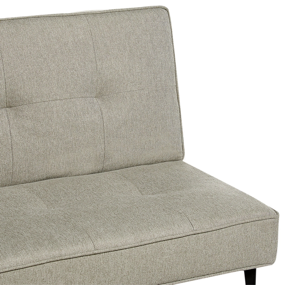 Divano letto in tessuto verde chiaro Soggiorno moderno trasformabile a 3 posti senza braccioli Design minimalista