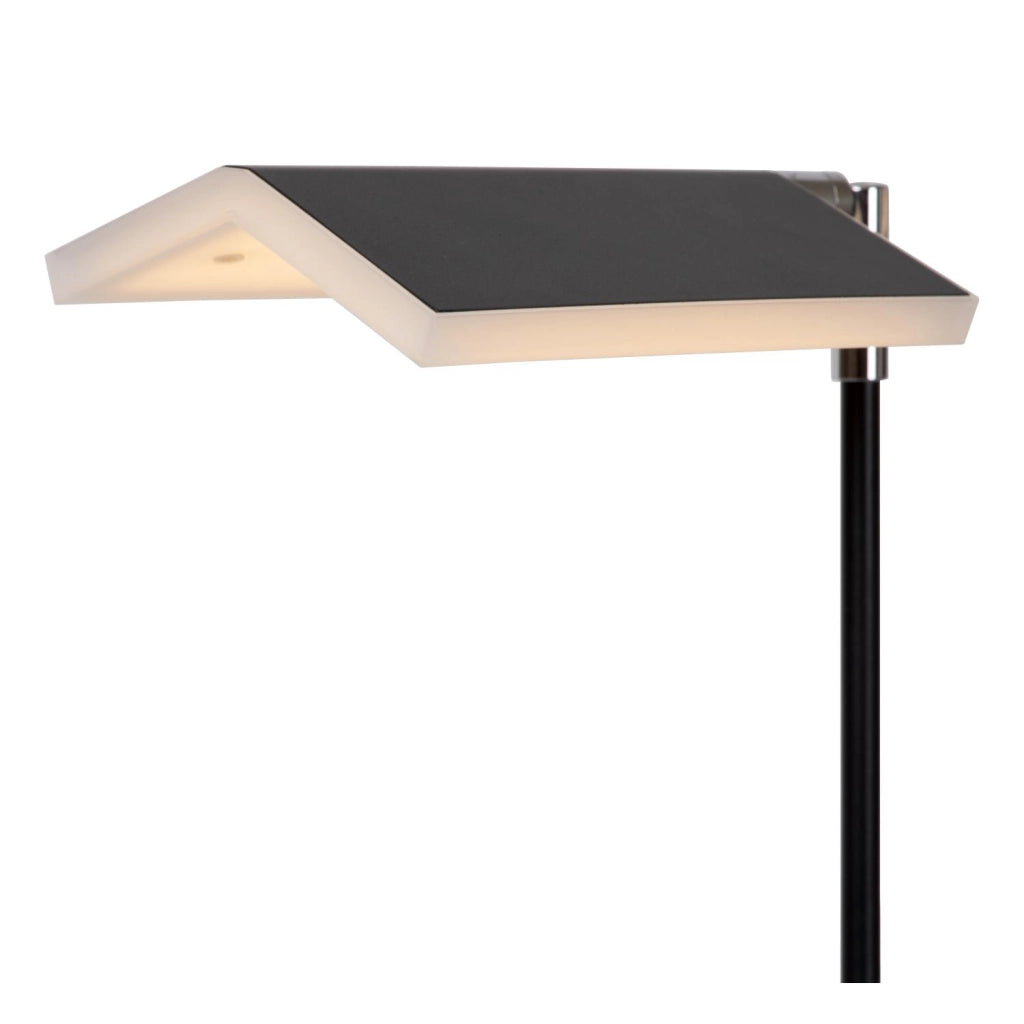 Lampada da terra LED AARON nera metallo Lucide