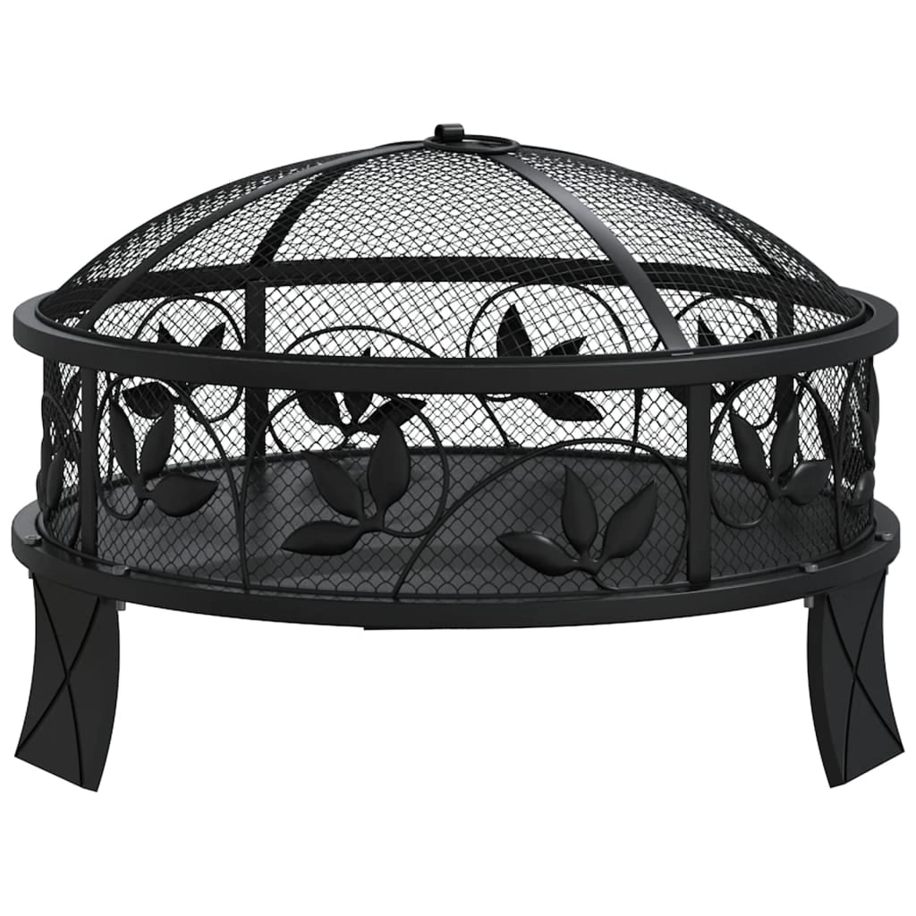 Braciere con attizzatoio 50 cm XXL acciaio 02_0005923