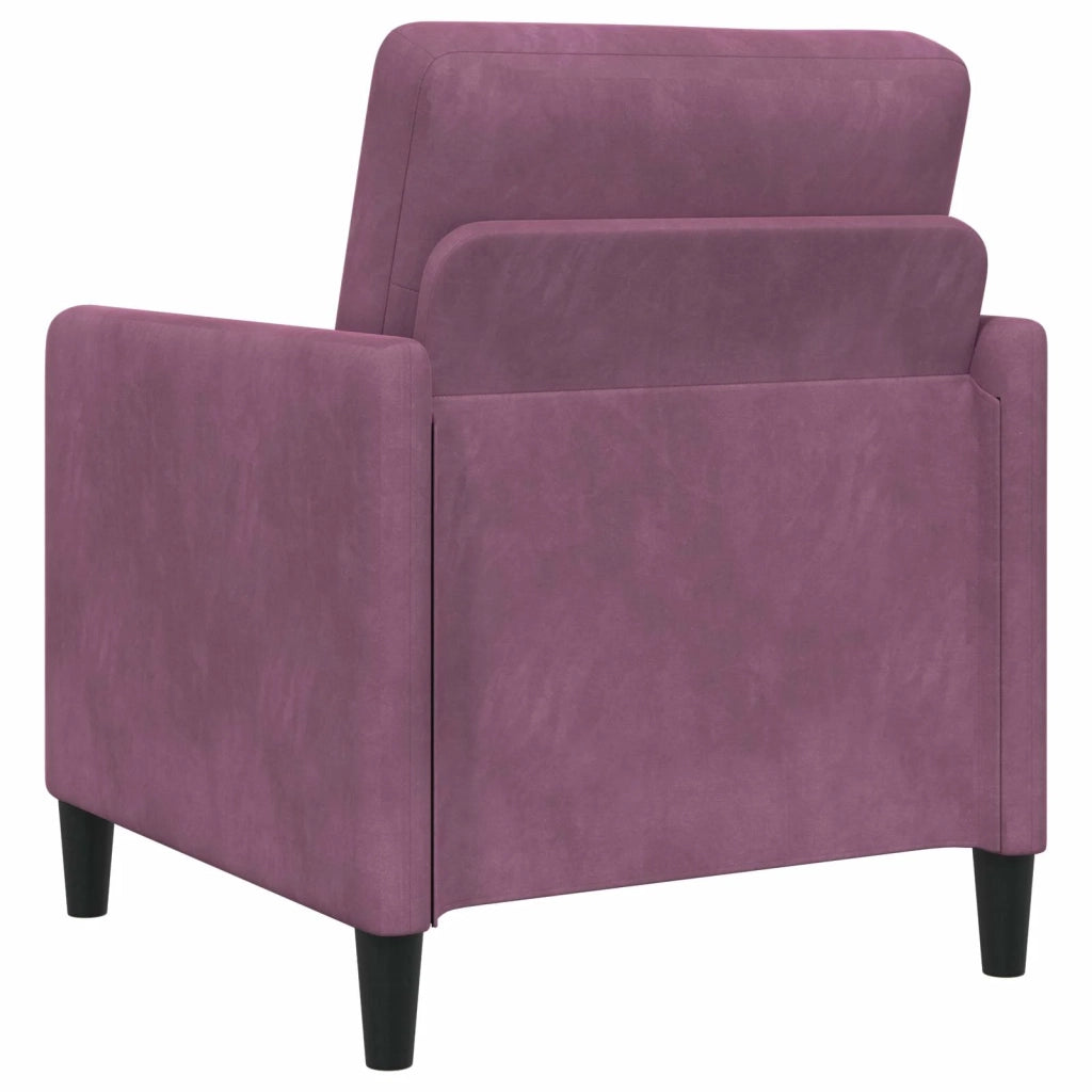 Set di Divani con Storage 2 pz Viola Poliestere 3429203