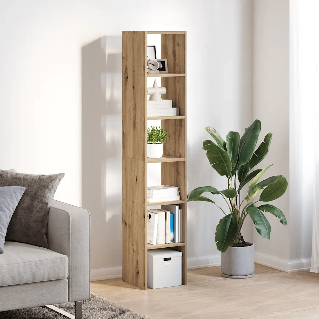 Librerie 2 pz Impilabili Rovere 30x30x80 cm Legno Multistrato 858820