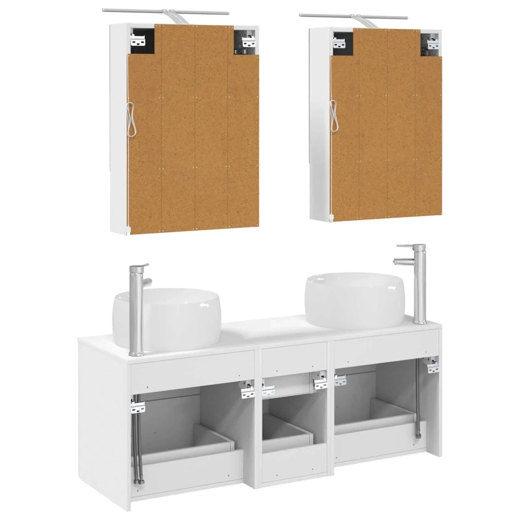 Set di mobili per il bagno 5 pcs Bianco 3407039
