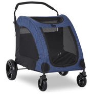 Buggia per cani pratica - Inclinabile - Rotta - 98 x 82 x 110 cm