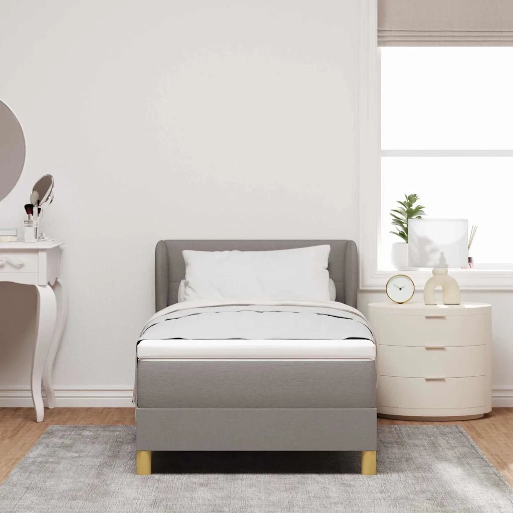 Letto a molle con materasso Talpa 100 x 200 cm Tessuto 3340203