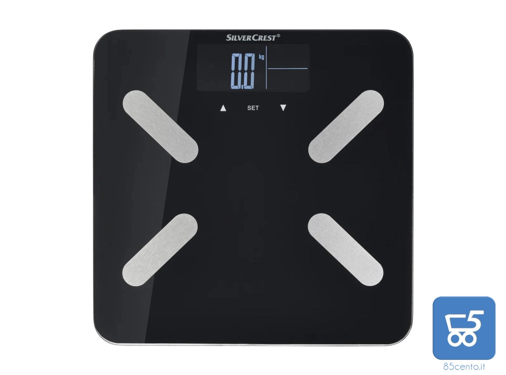 SILVERCREST PERSONAL CARE Bilancia personale, max. 180 kg BMI Fabbisogno Calorico
