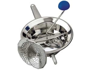 PASSAVERDURA IN ACCIAIO INOX 18/10  ø cm.24    OMAC