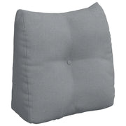 Cuscino per Schiena | Cuscino dorsale Grigio chiaro 45 x 24 x 50 cm Tessuto