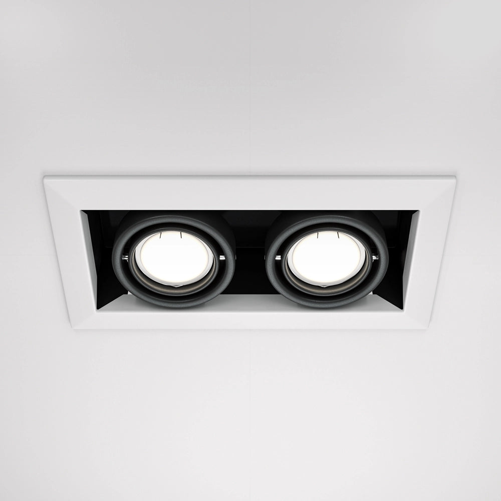 Faretto incasso soffitto Maytoni DL008-2-02-W 2xGU10 bianco