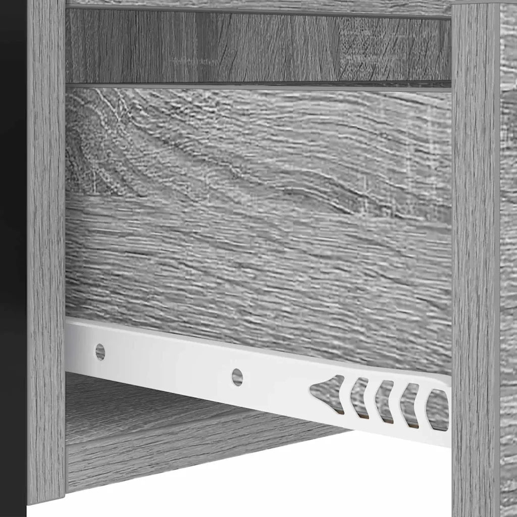 Armadio da Notte con cassetto Grigio Sonoma 40 x 31 x 60 cm 859466