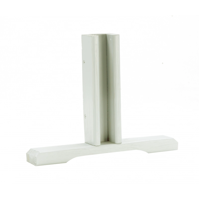 CONFEZIONE 2 PZ BASE IN LEGNO PER SOSTEGNO GRIGLIE ALICE 36x5,5x28cm