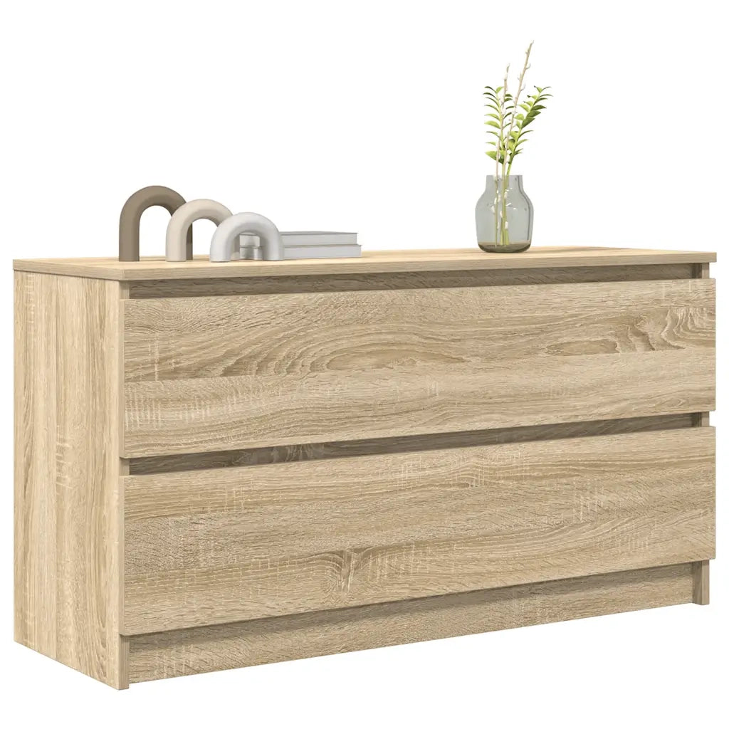 Mobile Porta TV Rovere Sonoma 100x35x54 cm in Legno Multistrato 861807