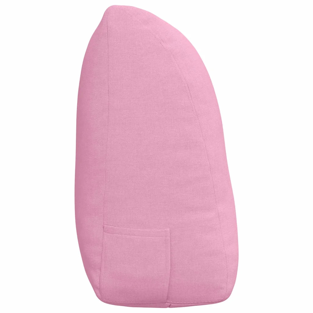 Cuscino per Schiena Rosa 120 x 24 x 50 cm Tessuto