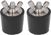 Accessori di gomma conico per test di pressione - 25 mm - Multifunzionali - Materiale gomma di alta qualità - Ideali per test di pressione - Accessori per piscina