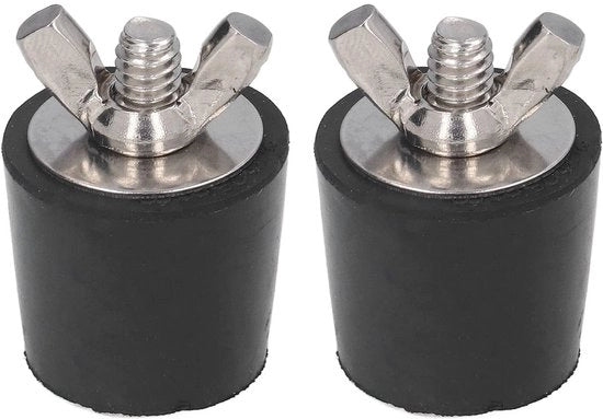 Accessori di gomma conico per test di pressione - 25 mm - Multifunzionali - Materiale gomma di alta qualità - Ideali per test di pressione - Accessori per piscina