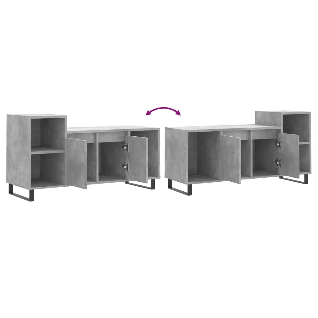 Mobile per TV | Armadietto TV | Mobile Porta TV Grigio Cemento 100x35x55 cm Legno Multistrato