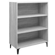 Buffet credenza cassettiera armadio mobile contenitore organizer cucina soggiorno rovere Sonoma 69,5 x 32,5 x 90 cm legno ingegnerizzato grigio 02_0036428