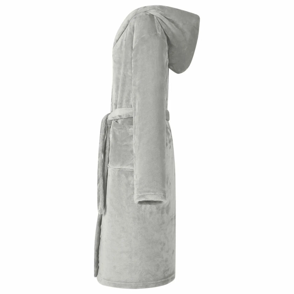 Accappatoio con Cappuccio Grigio xxxl Flanella CFW6727541