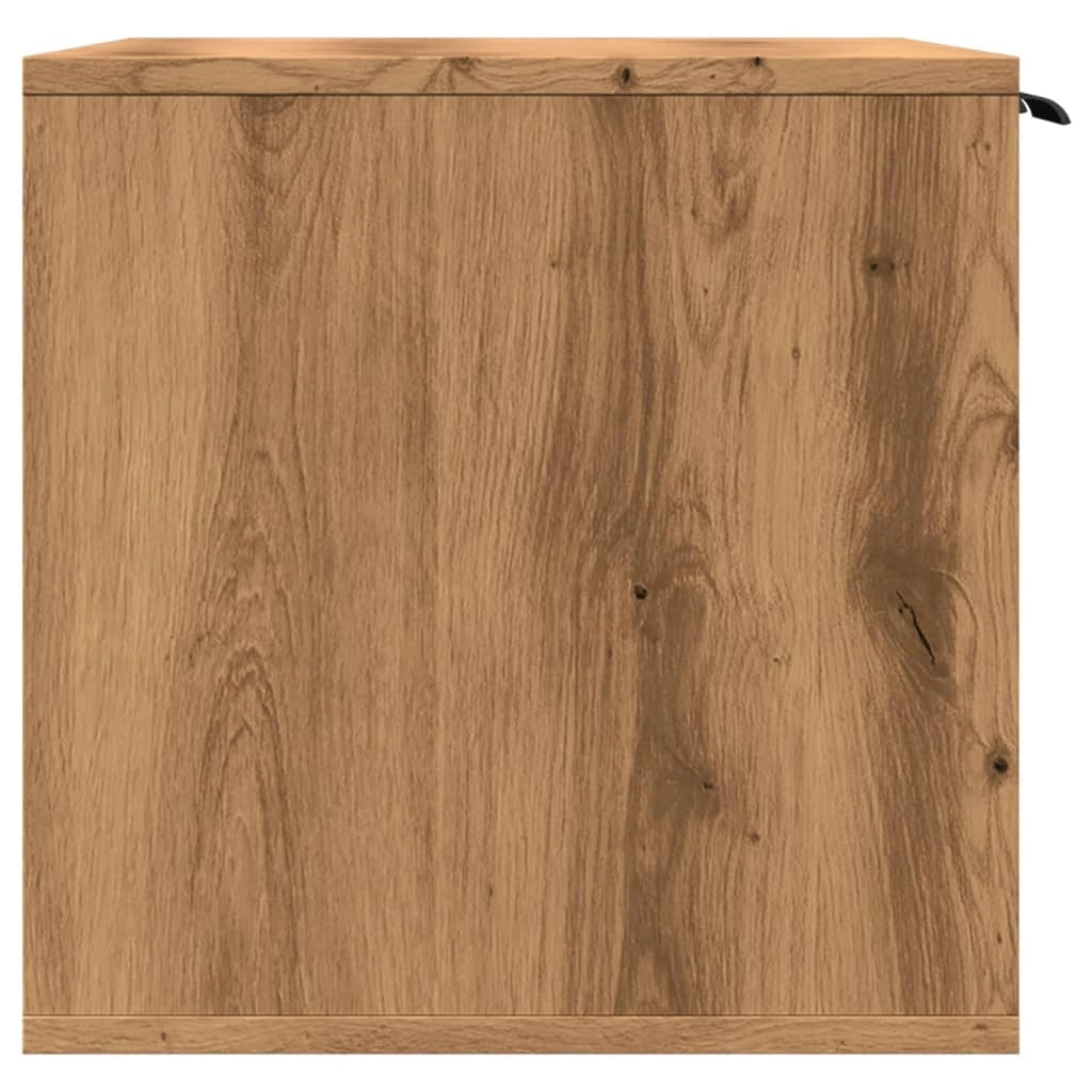 Mobiletto per lettiera per gatti fatto a mano 80 x 50 x 45 cm marrone 02_0043308